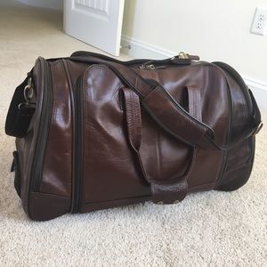 Classic Leather Suitcase
